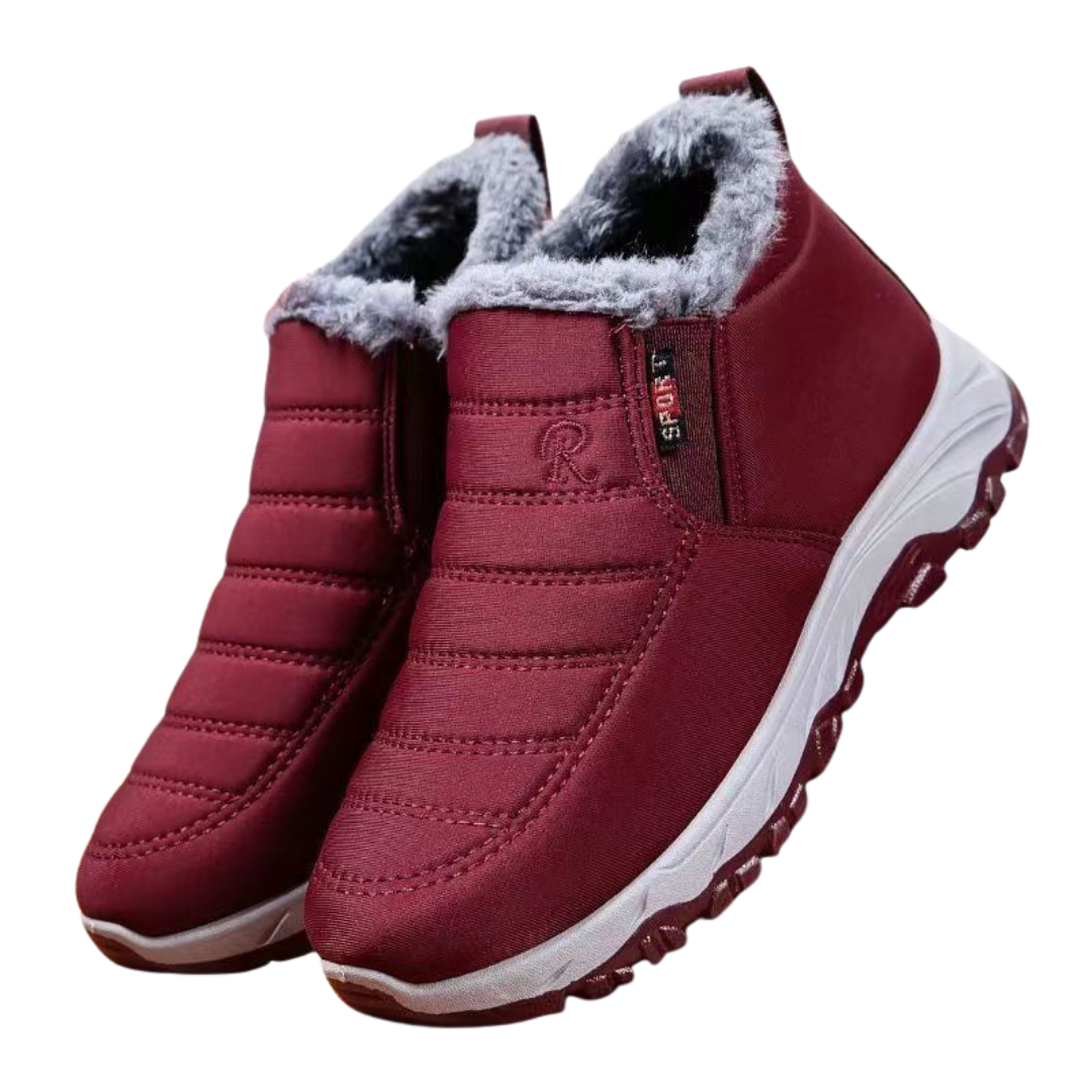 Happy™ WinterBoots: Menn og Kvinner Lett å Smette På Fleeceforede Vinterstøvler