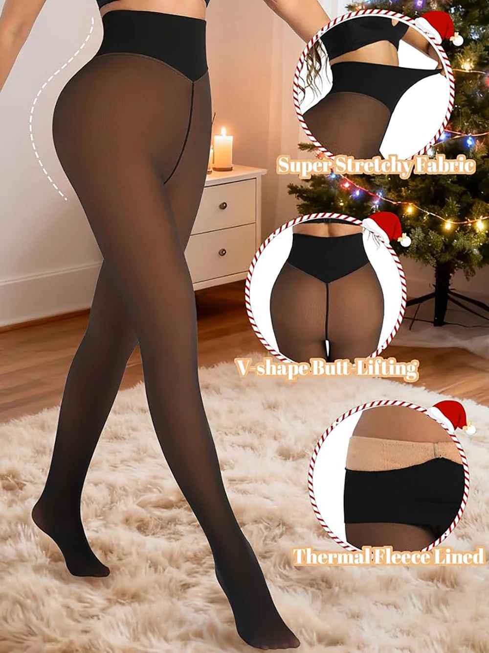 Icone™ PremiumLeggings: Høykvalitets Full Dekning Formende Støtte Premium Leggings