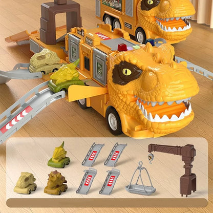 Kletshuts™ DinoTruck: Dinosaur Lastebil Lekesett Med Lys Og Musikk