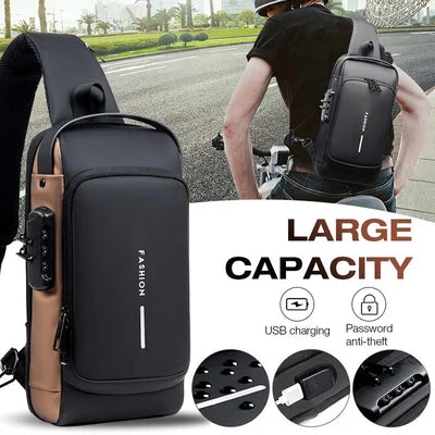 Icone™ Bag | Nytt design Crossbody SideBag Tyverisikker med Lader