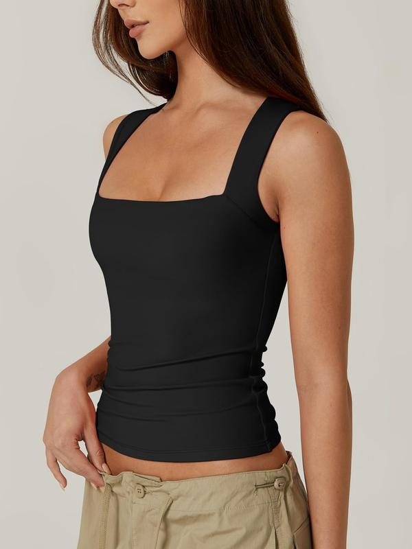 Icone™ TankTop 1+1 GRATIS: Ermeløs tanktopp for kvinner med firkantet halsutringning
