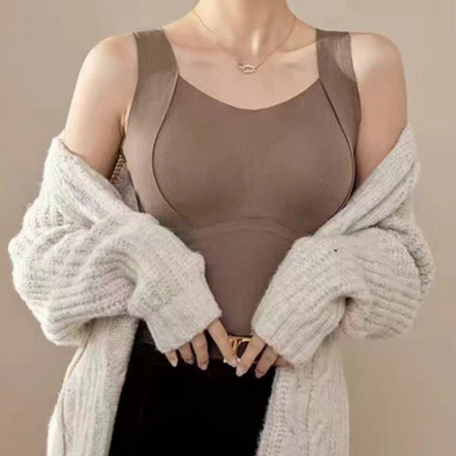 Icone™ SeamlessTank: Elegant Indbygget Komfort Støtte Seamless Tank Top