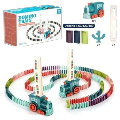 Kletshuts™ DominoTrain - Automatisk Dominolegging Togsett