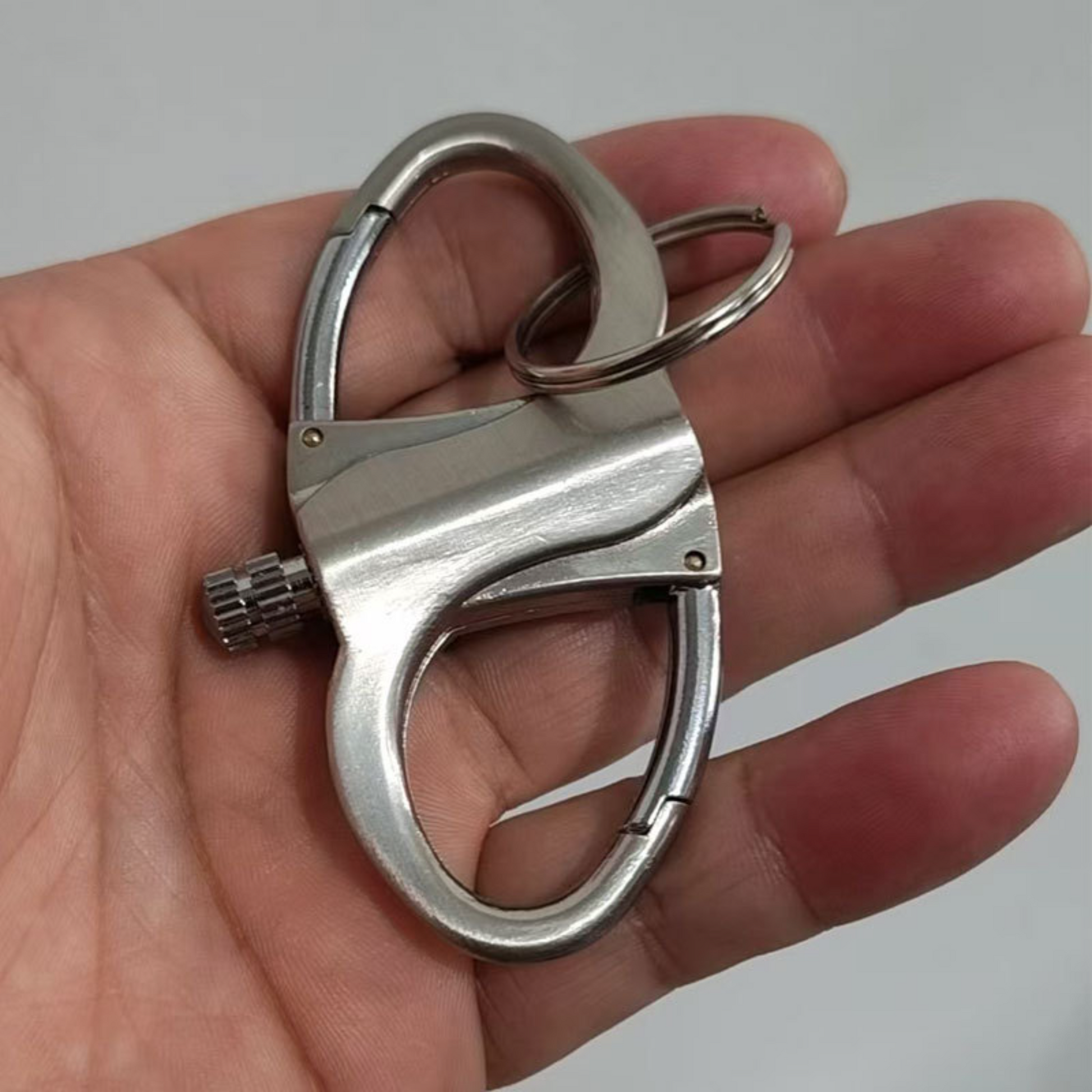 CompactLighter 1+1 GRATIS: Påfyllbar 2-I-1 Karabinkrok Permanent Kompakt Lighter