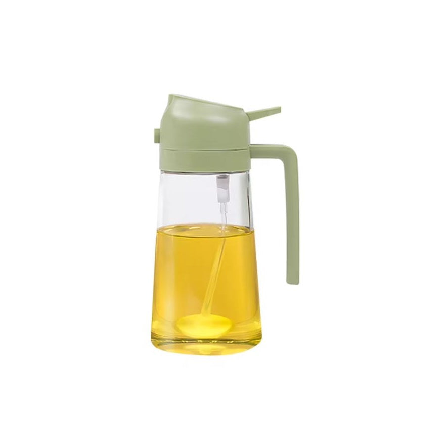 Globetrek° OilDispenser 1+1 GRATIS: 2-i-1 Helle- og Spraybeholder for Olje og Væske