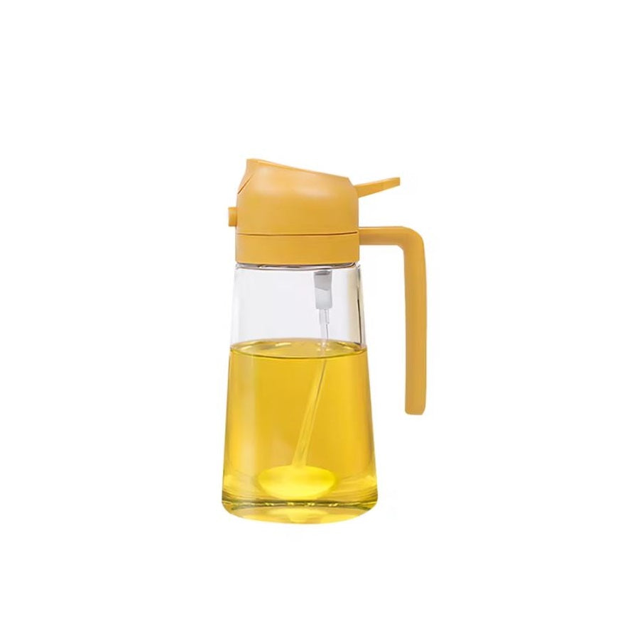 Globetrek° OilDispenser 1+1 GRATIS: 2-i-1 Helle- og Spraybeholder for Olje og Væske