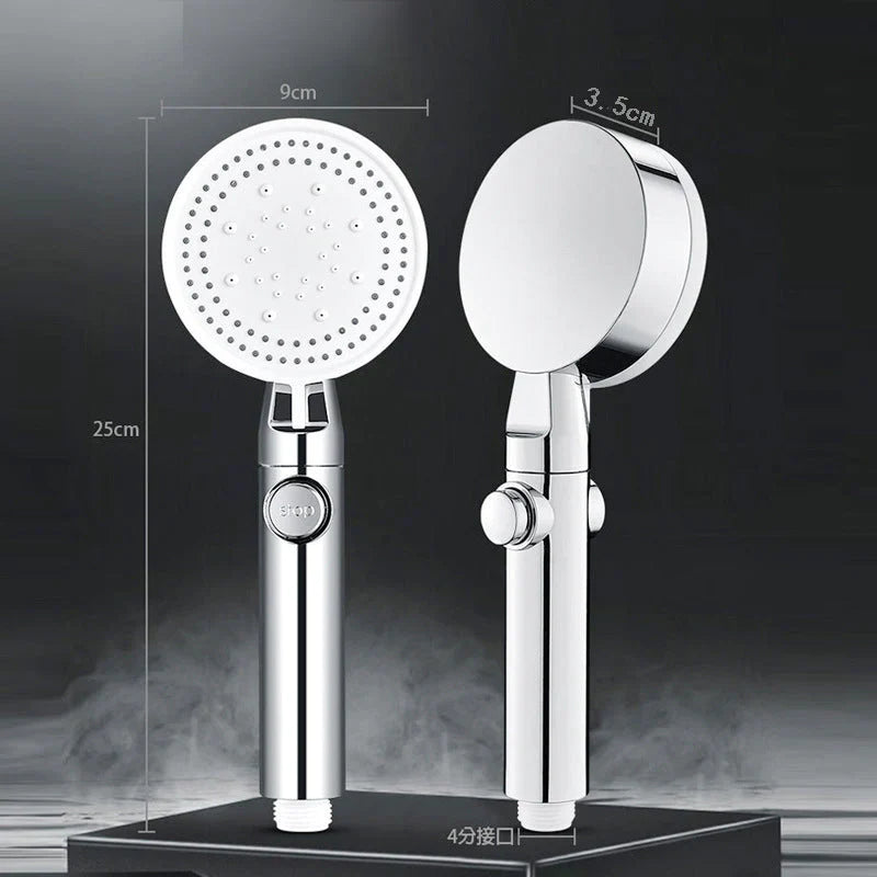 Borhe® PressureShower - 5 i 1 Høyt Trykk Dusjhode