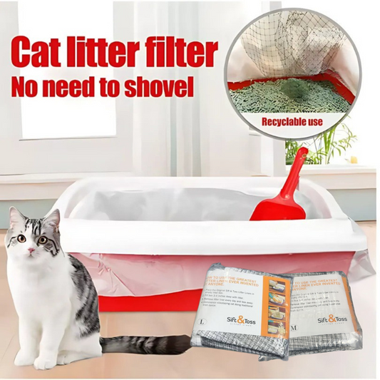 Catfri® WasteFilter 1+1 GRATIS: Gjenbrukbare Kattestrølinere For Avfallsfjerning