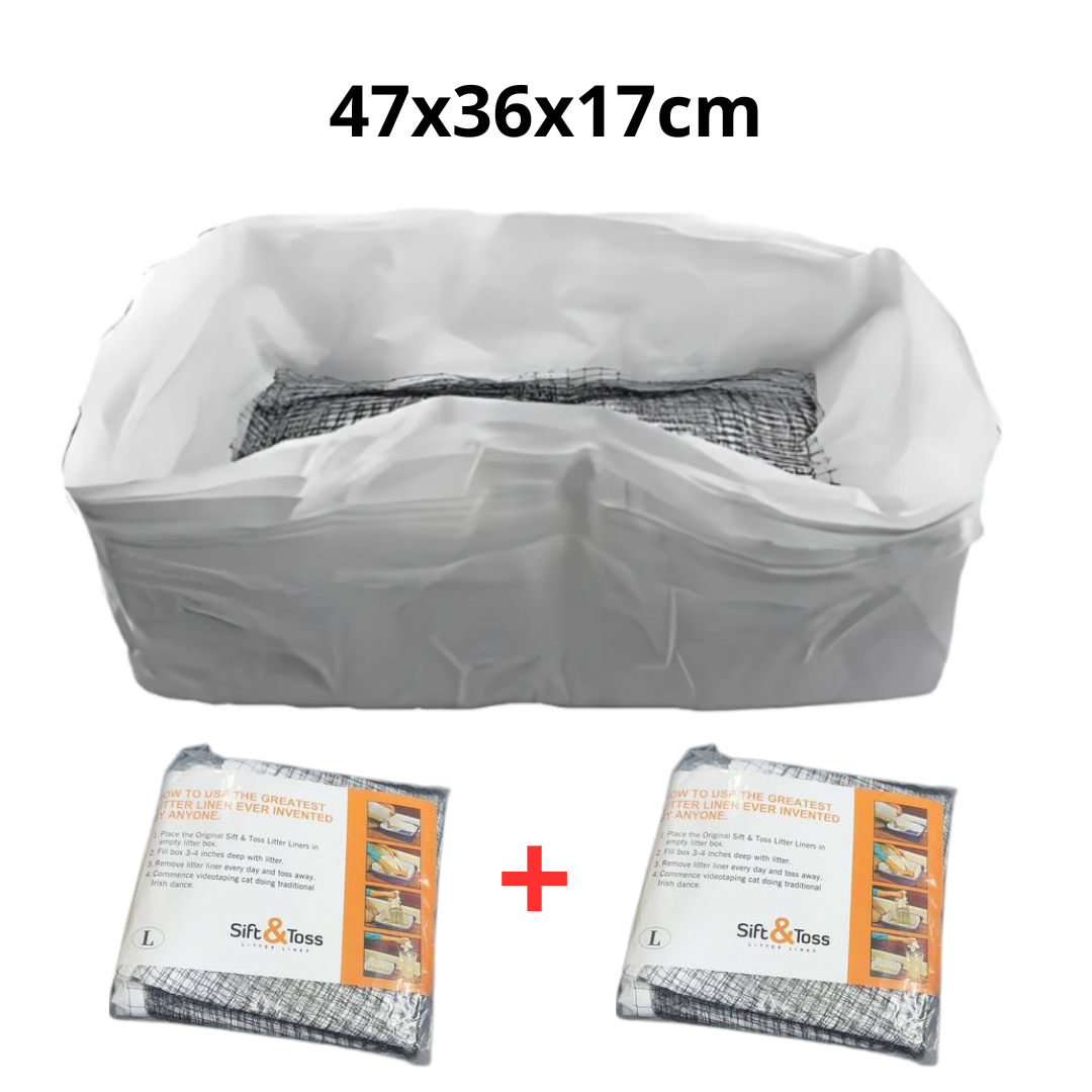 Catfri® WasteFilter 1+1 GRATIS: Gjenbrukbare Kattestrølinere For Avfallsfjerning