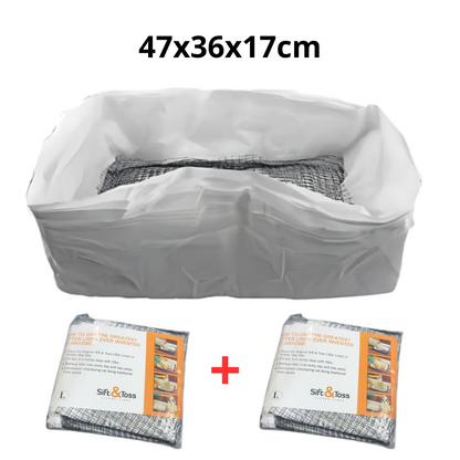 Catfri® WasteFilter 1+1 GRATIS: Gjenbrukbare Kattestrølinere For Avfallsfjerning