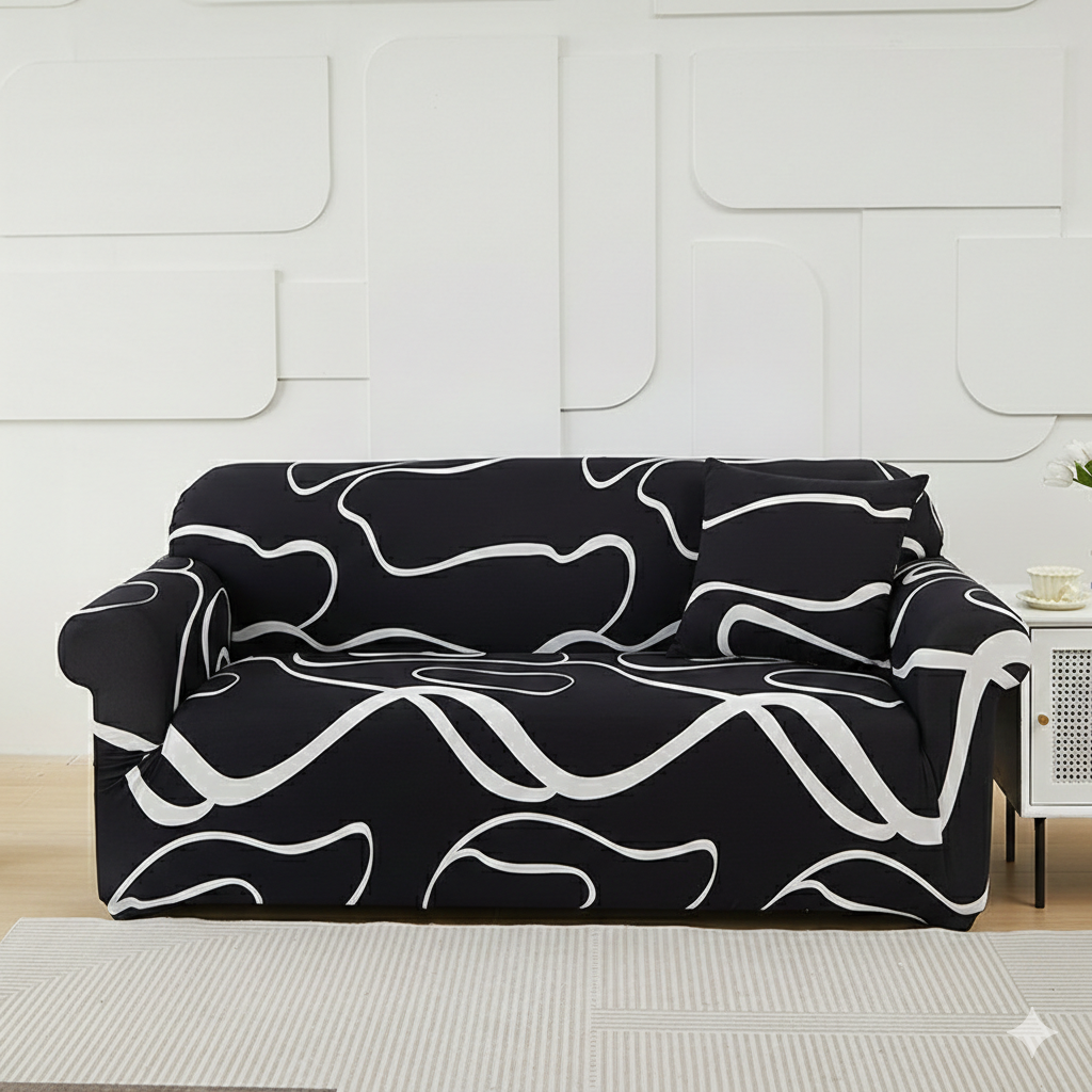Globetrek° StretchCover: Premium Rynke-Resistent Sofa Beskytter Stræk Betræk