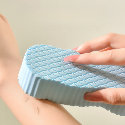 ExfoliatingSponge 1+1 GRATIS - Myk Kropps Eksfolierende Svamp Dusjskrubber
