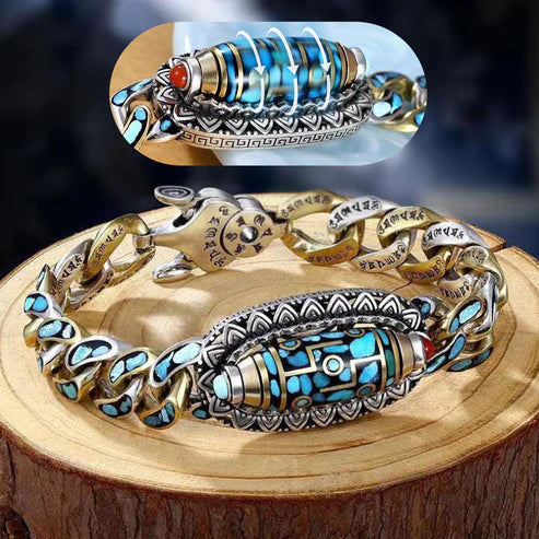 Jewelance™ MantraBracelet – Dreibart Tidløst Symbolsk Mantra-armbånd