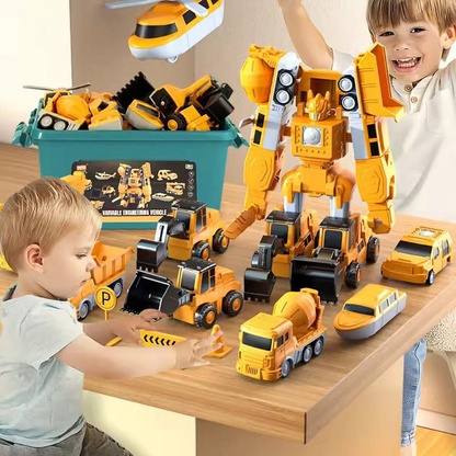 Kletshuts™ RobotBuilder – Magnetisk Transformerende Robot Bygger Og Kreativt Lærings Sæt