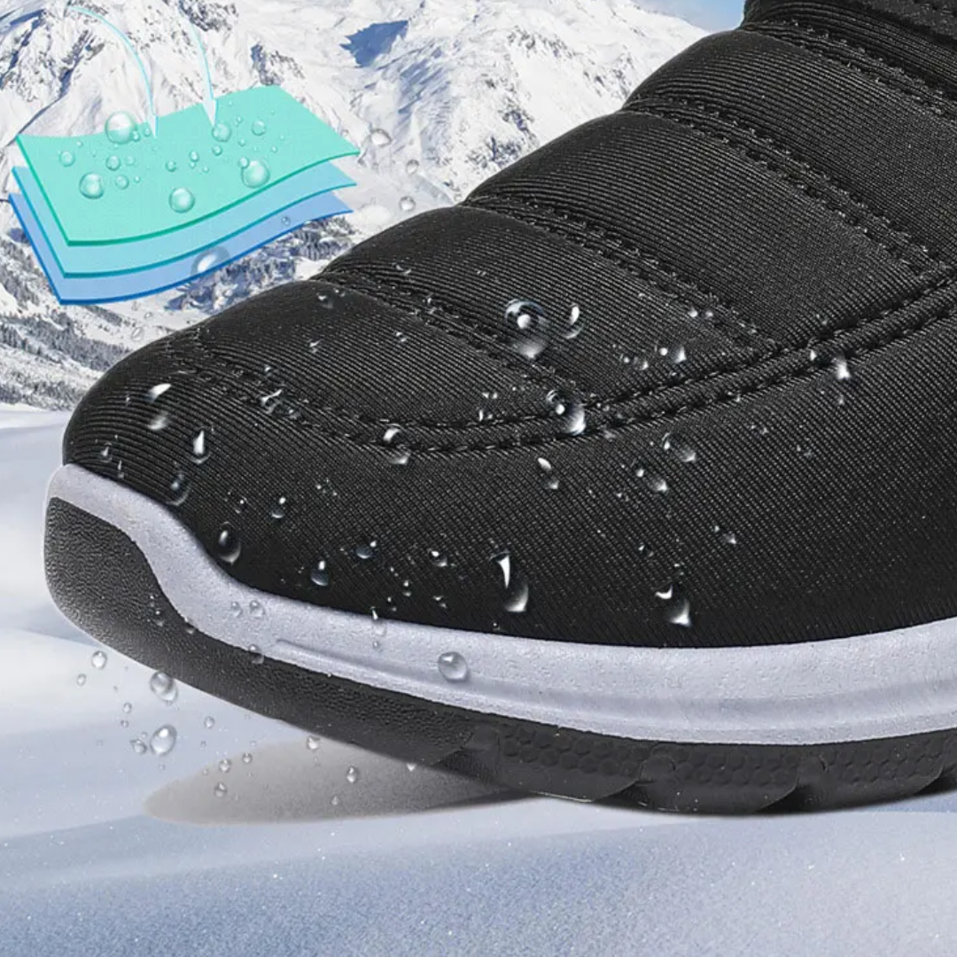 Happy™ WinterBoots: Menn og Kvinner Lett å Smette På Fleeceforede Vinterstøvler