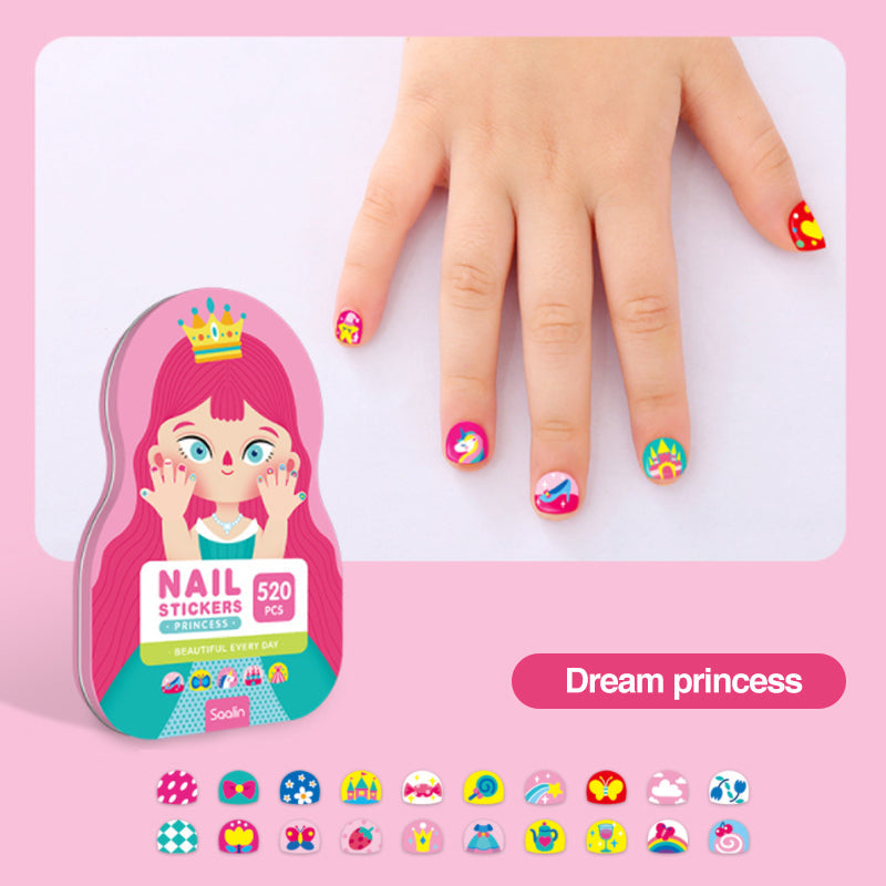 Kletshuts™ NailStickers: Barne-neglekunst Klistremerker Dekorasjonssett