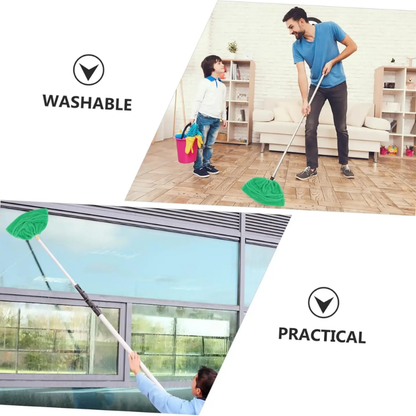 Cleaner Pro° BroomCover 2+2 GRATIS: Multi-Formål Vaskbar Støv Klud Kost Dække