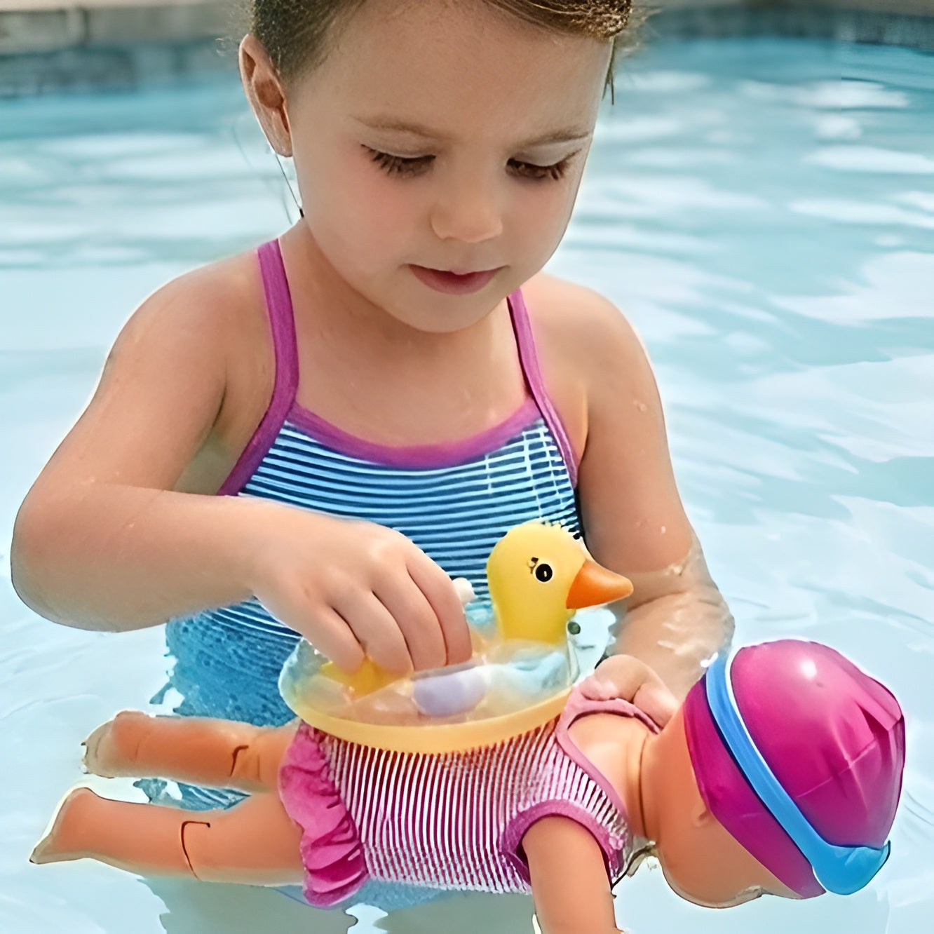 Kletshuts™ FloatingDoll - Vandtæt Bevægelig Bad Og Pool Flydende Dukke