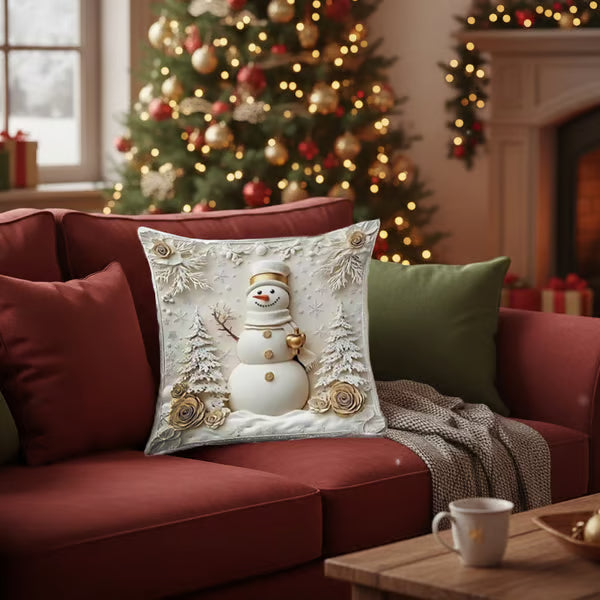 ChristmasCovers – Premium Elegant Hvit Pute Juletrekk