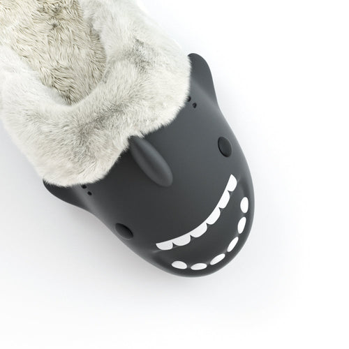 Happy™ PlushSlippers - Sklisikker Vinter Hai-slides