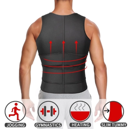 Icone™ VestShaper - Herre Legeme Contouring Komfortabel Støtte Vest Shaper