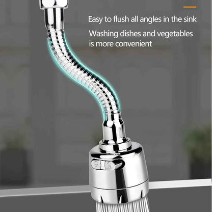 Globetrek° RotateFaucet 1+1 GRATIS: Universel 3-Mode Nem Installation Drej Faucet