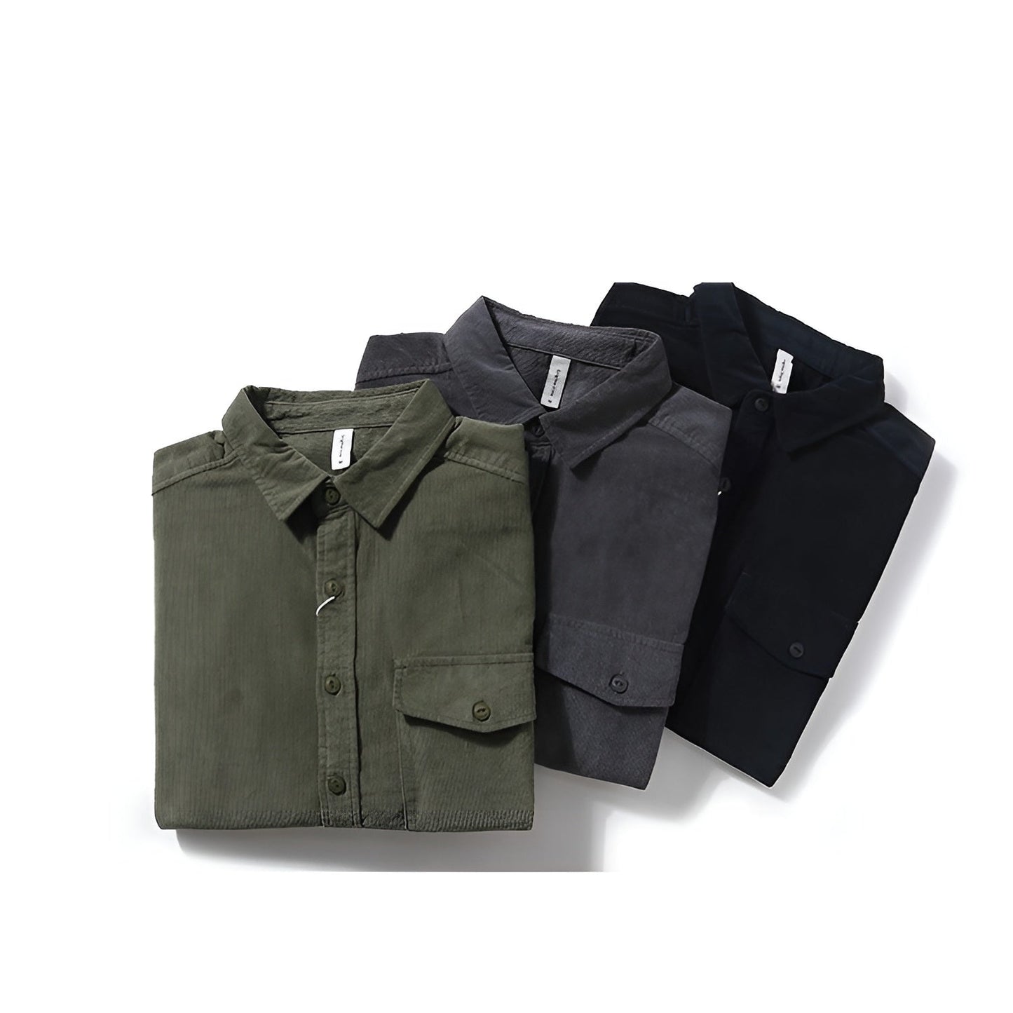 Icone™ CozyShirt: Mellemvægt Børstet Utility Lomme Hyggelig Skjorte
