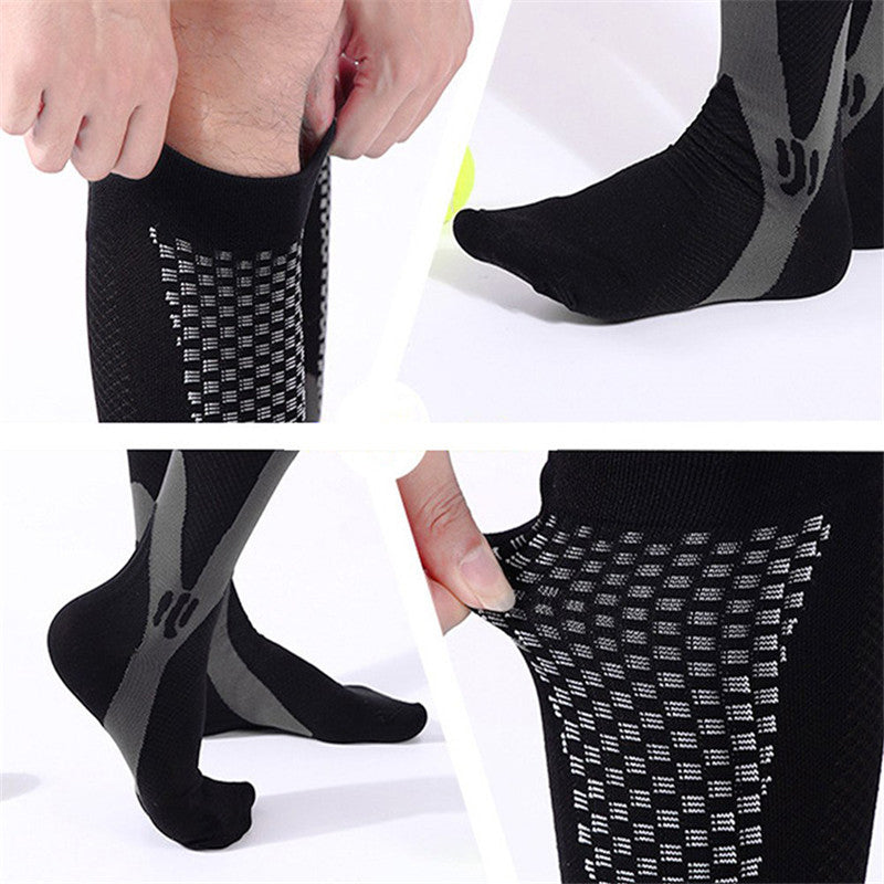 Happy™ CompressionSocks: Pustende og komfortable kompresjonsstrømper