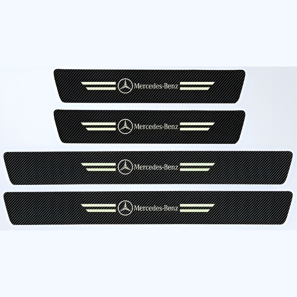 StepGuards 1+1 GRATIS: Ridsefast Universel Pasform Trin Beskyttere Bil Dør Trin Beskytter