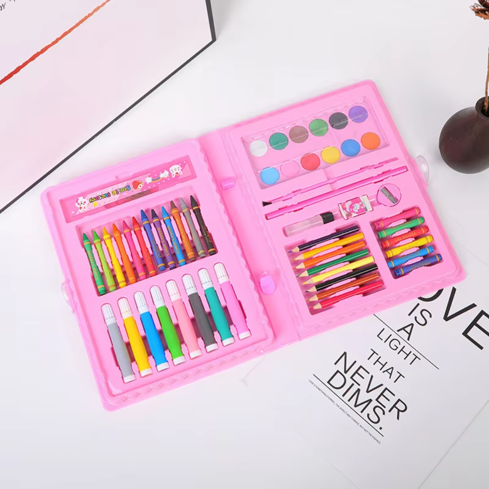 Kletshuts™ ColoringSet: Fantastisk Bærbart Fargeleggingssett for Barn