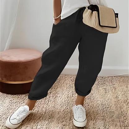 Icone™ DrawstringPants: Kvinders Elegante Sommer Afslappet Snørebukser