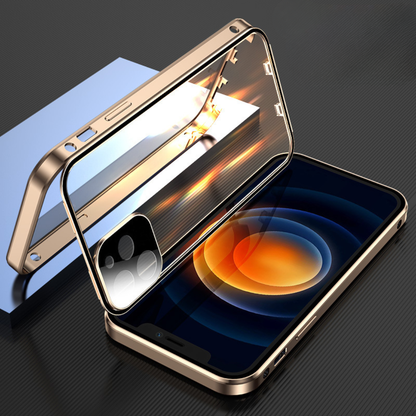 MagneticCase: Fuldt Beskyttende Dobbelt-Sidet Gennemsigtig Magnetisk Etui