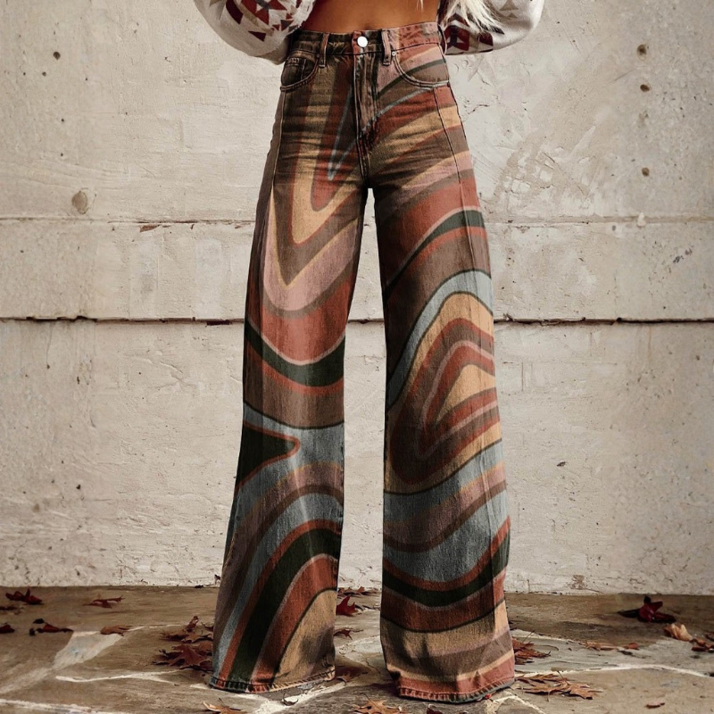 Icone™ TrendyJeans - Moderigtige Bredt Ben Trendy Jeans