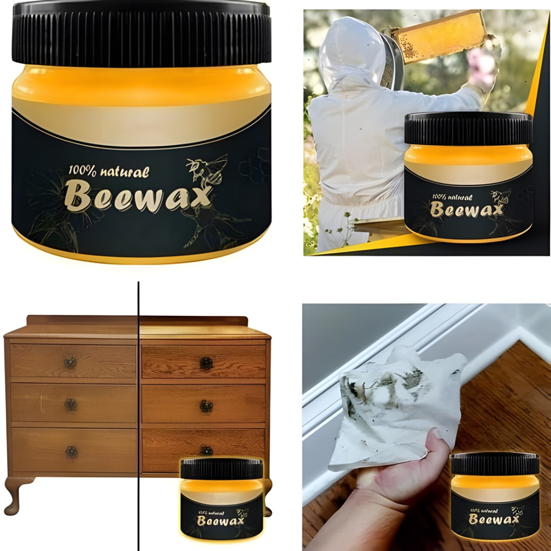 WaxPolish 1+1 GRATIS: Universell Møbel Bi Glans Overflate Vokspolish