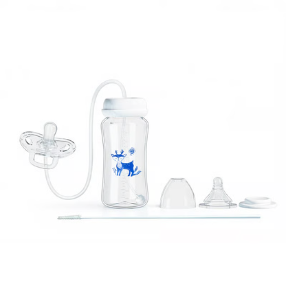 Kletshuts™ BabyBottle: Håndfri Nem-Fodrings Babyflaske Sæt