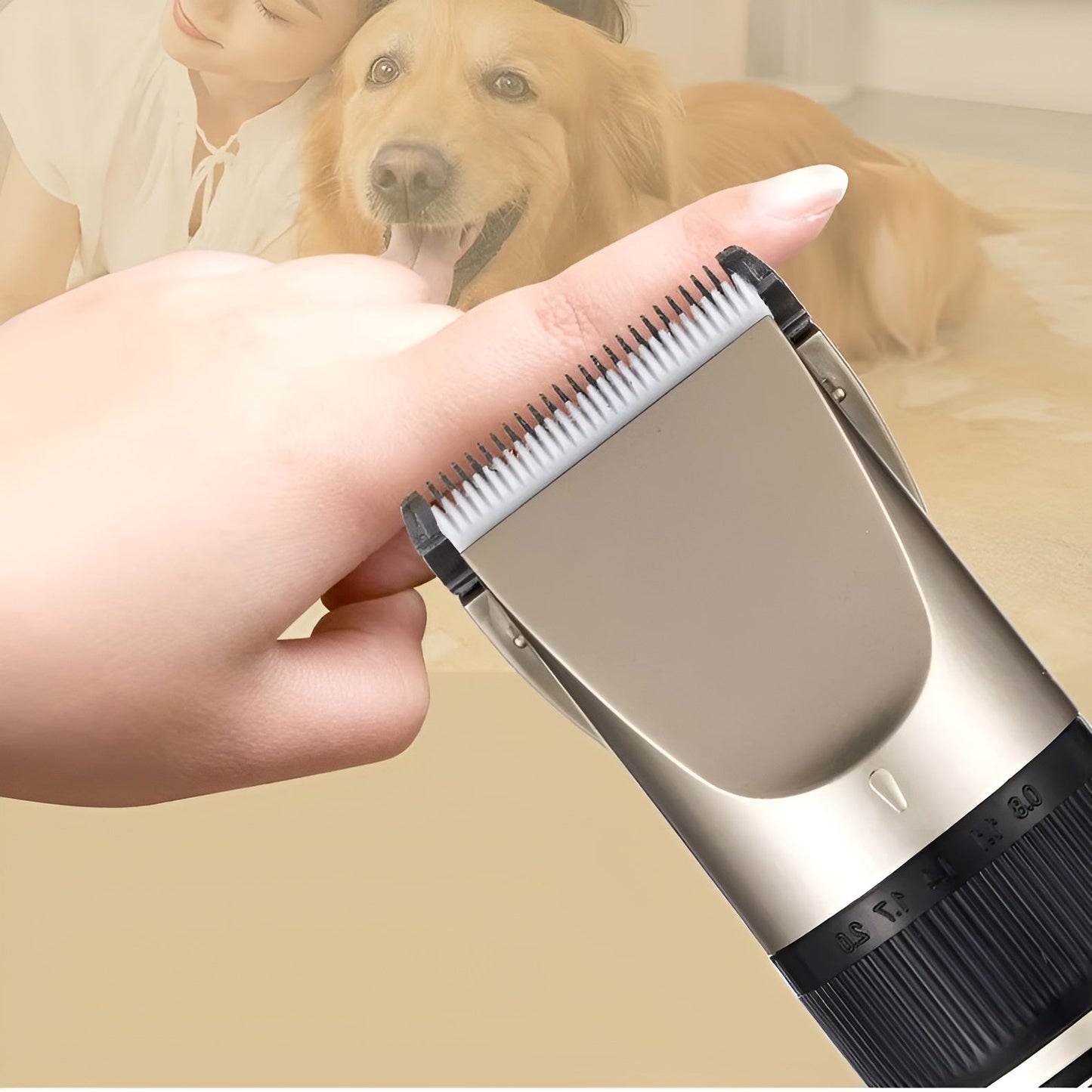 DogFri™ PetClipper: Højkvalitets Genopladeligt Professionelt Kæledyrs Trimmesæt