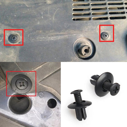 CarClips 1+1 GRATIS – Universell Bruk, Kraftig Bilreparasjonsklips