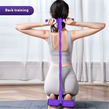BandTrainer 1+1 GRATIS: Elastisk Lett-Å-Bære Fitness Pedalbåndtrener