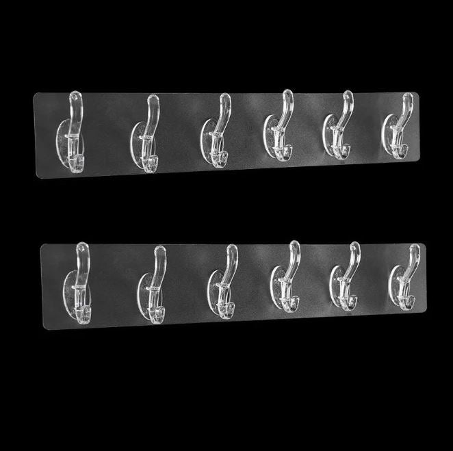 GlideHold® HexHook 1+1 GRATIS: Selvklebende Veggstativ