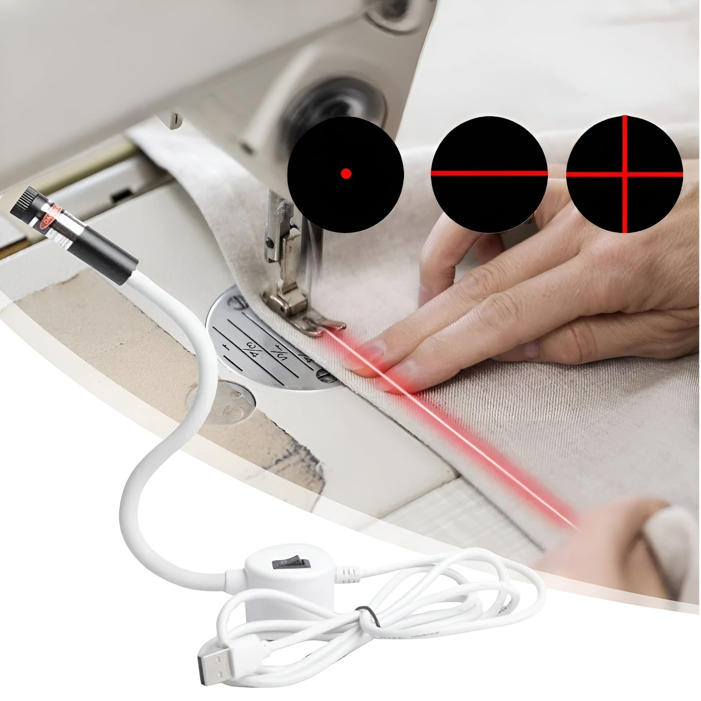 Globetrek° SewingLight: Magnetisk Fleksibel Svanehals LED Sy-Lys