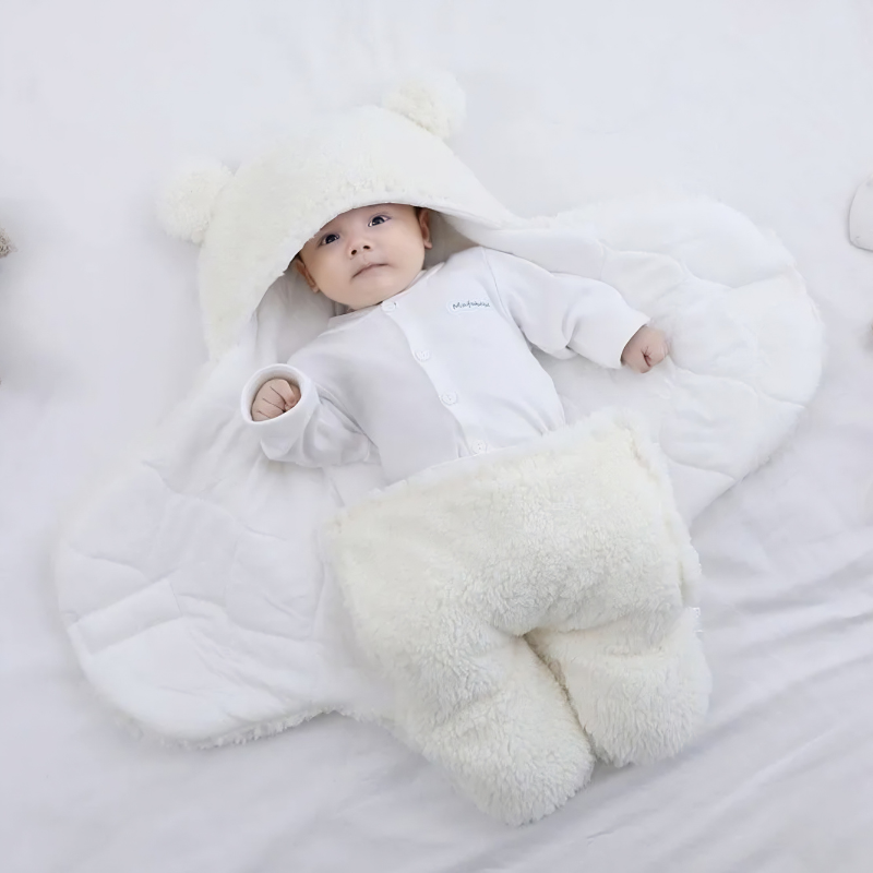 Kletshuts™ BabySwaddle: Ultra-Blød Sikker Baby Svøbe Sovepose
