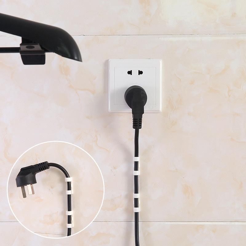 GlideHold® WireClamps 1+1 GRATIS: Selvklæbende Nem Kabelorganisering Trådklemmer
