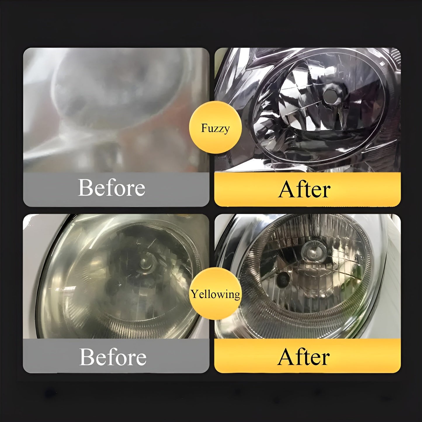 Cleaner Pro° HeadlightCleaner: Professionel Krystalklarhed Forlygterenser Gendannelsesvæske