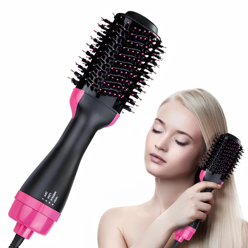 Rose® VolumeBrush: 2-I-1 Føntør-Styling Og Volumenbørste