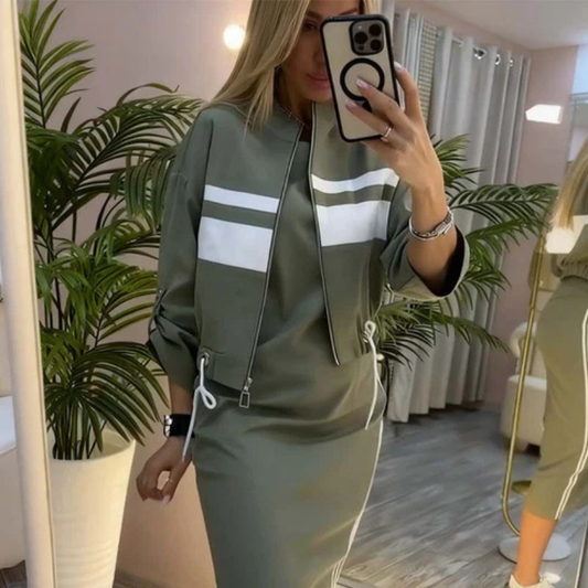 Icone™ ModishSet: Avslappet Hverdag Hage På Trender Modish Outfit Sett