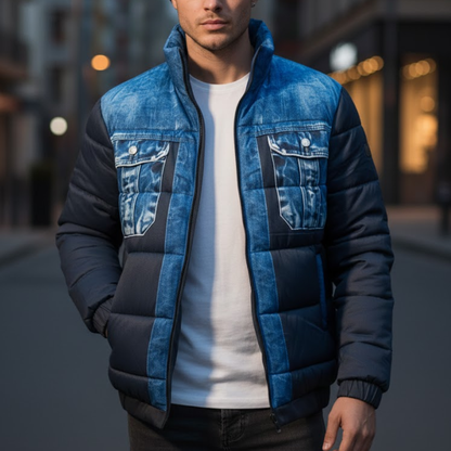 Icone™ ClassicJacket: Præmie Stilig Vintage-Inspireret Denim Formgivning Klassisk Jakke