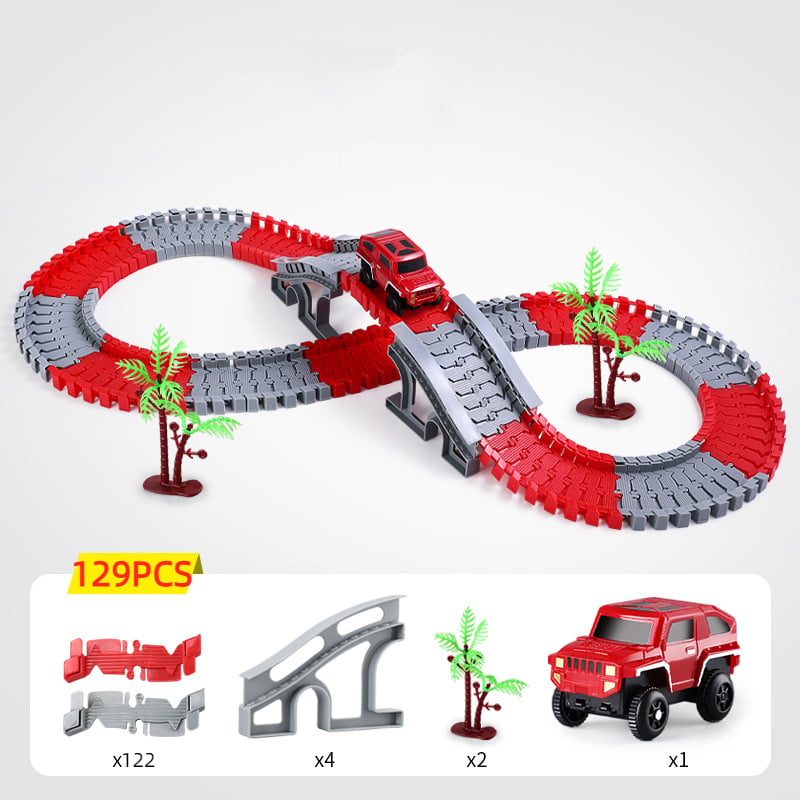 Kletshuts™ FlexibleTrack - Fleksibel skinnebane lekesett