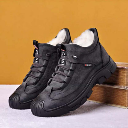 Happy™ WarmBoots: Menn Ankelhøye Varme Vinterstøvler