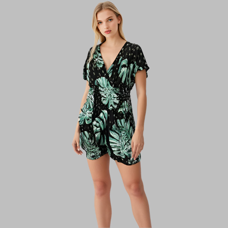 Icone™ ComfyJumpsuit: Komfort hele dagen Avslappet passform Uformell kort jumpsuit