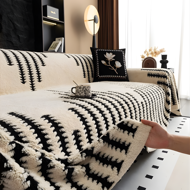 Globetrek° CouchCover - Universel Pasform Elegant Holdbar Sofa- Og Sofaovertræk